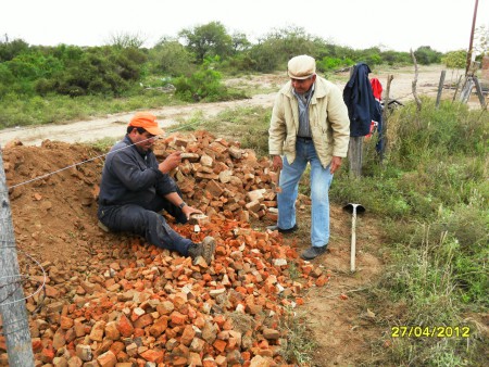Primeros pasos en la construcción del templo en Loreto